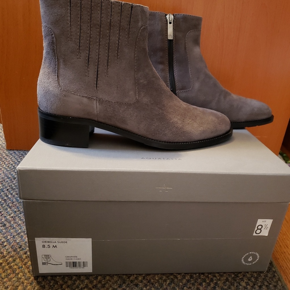Aquatalia Oribella Suede Ankle Boots